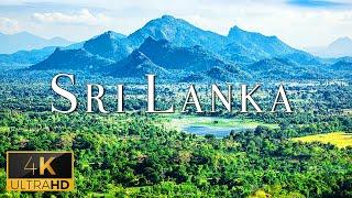 FLYING OVER SRI LANKA (4K UHD) - Peaceful Relaxing Music With Spectacular Nature Film For Relaxation