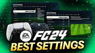 Best CONTROLLER & CAMERA Settings in EAFC 24