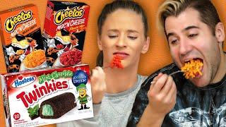 Trying CHEETOS Mac & Cheese & Mint Chocolate TWINKIES (What's In Store Ep. 8)