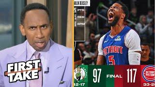 FIRST TAKE | Stephen A. calls Detroit Pistons are legitimate contenders after destroying Celtics