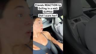 I SCARED My Friend DRIFTING a MK5 Supra ! (FUNNY) #cars #cartok #drifting #jdm #supra #viral