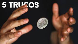 5 TRUCOS CON MONEDAS FÁCILES DE HACER