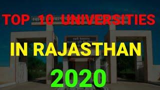 Top universities in rajasthan | Top 10 University in rajasthan 2020 | Rajasthan top universities |