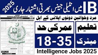 intelligence bureau ib jobs 2025|ib intelligence bureau jobs 2025|intelligence jobs 2025