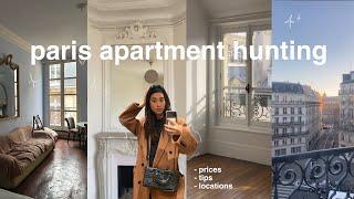 APARTMENT HUNTING IN PARIS | tips, prices & tours !