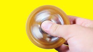 DIY Gold Hot Glue Hand Spinner Fidget Toy