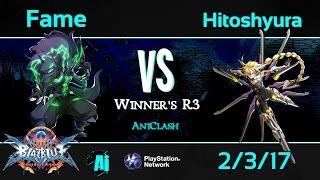 AniClash 58 - Fame (Susanoo) vs. Hitoshyura (Lambda) Winner's R3 - BBCF Blazblue CF