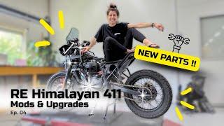 Royal Enfield Himalayan 411 Mods | Ep. 4 – New PARTS arrived!