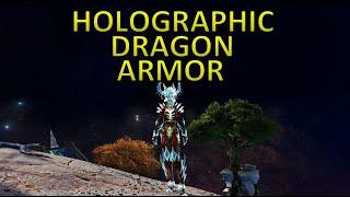 GW2 - Full Holographic Dragon Armor Set (Dragon Bash Rewards)