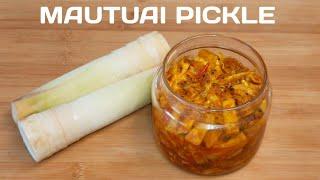 Mautuai pickle siamdan/Instant bamboo shoot pickle recipe/Mizo eisiam @RosysKitchenMizoram