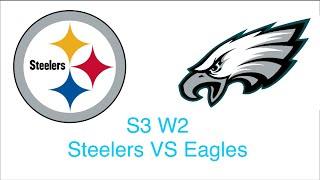 Pittsburgh Steelers VS Philadelphia Eagles | FFL Season 3 Week 2 Game Highlights