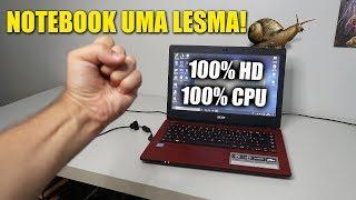 UM NOTEBOOK LENTO PRA CARAMBA, DÁ PRA MELHORAR SÓ CONFIGURANDO?