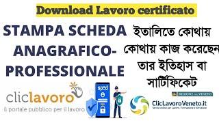 Download scheda anagrafico professionale lavoro | Lavoro Certificato |