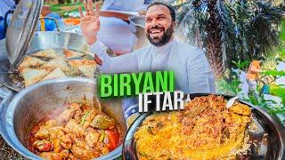 Cooking Biryani & Iftar  in the Blessed Garden of Madina 