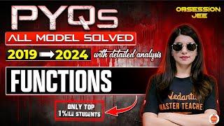 Functions | JEE main All PYQs Model Wise 2019 to 2024 PYQs and Questions | Namrata Ma'am