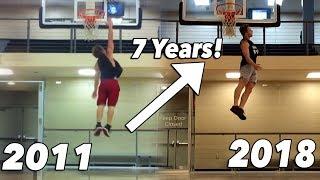 5'10" Max Vertical Jump Progress 7 Years! | Dunk Journey #DunkLife #387.5