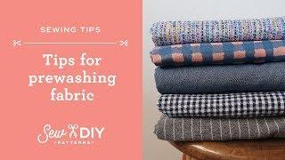 Six Tips for Prewashing Fabric