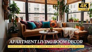 Small Apartment Living Rooms: Charming and Cheerful Decor Ideas You’ll Love to Recreate