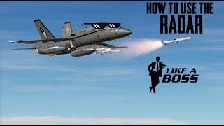 How to use the Hornet Radar like a Boss | DCS World