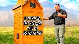 5 Types of Meat in a Smoker!@RockTadka