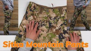 I love this Pant: Sitka Mountain Pants review and try on