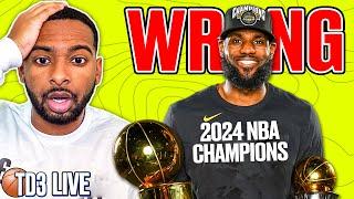 Every NBA Prediction We Got Right and WRONG This Year | TD3 Live