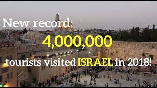 2018 Sets New Record in Tourism to Israel