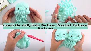 No Sew crochet pattern - Jenni the Jellyfish