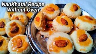 Perfect NanKhatai Recipe Without Oven Cookies Recipe Urdu Hindi By Lahori Zaiqay Khalifa NanKhatai