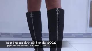 [ TP Fashion Shop] Video quay tại shop về boot ống cao dưới gối da lộn GCC23