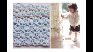 Crochet patterns. Простой и красивый узор крючком. Вязание для начинающих. Crochet tutorial Урок 327