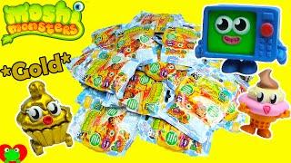 Moshi Monsters Food Factory Blind Bags with Gold Ultra Rares and Microwave