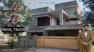 8 Marla Grey Structure House in Bahria Orchard Lahore Block J | Solid Construction