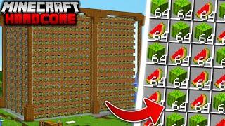 Building AUTOMATIC FARMS in Minecraft Hardcore (#7)