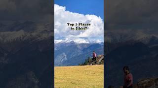 Jibhi Top 5 Places | Tourist Places to visit in Jibhi Himachal #shorts #youtubeshorts