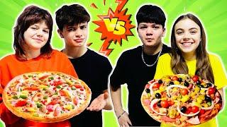 PIZZA CHALLENGE !! CARE ECHIPĂ VA CÂȘTIGA ??