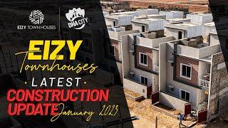 Eizy Townhouses | Construction Update | 28th January 2023 | DHA City Karachi