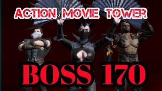 Action Movie Tower Boss Battle 170 Fight + Reward MK Mobile | Talent Tree Setups