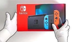 Nintendo Switch V2 Console Unboxing (New and Improved) + Astral Chain Collector's Edition