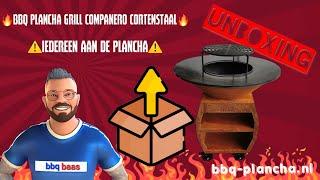 Unboxing BBQ Plancha grill compañero cortenstaal XXL!