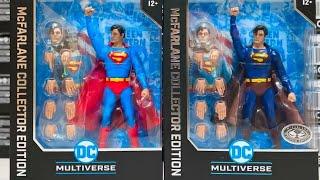 Evil / Platinum Christopher Reeve Superman REVEALED!! Mcfarlane DC Multiverse News (Superman 1978)