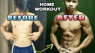 6 MONTHS BODY TRANSFORMATION | HOME WORKOUT