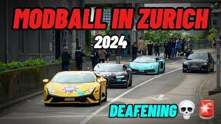 MODBALL RALLY 2024 IN ZURICH *INSANE LOUD SVJ, POLICE NOT HAPPY* [EN]