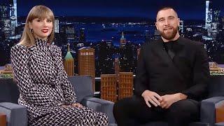 Taylor Swift & Travis Kelce Talk DATING Rumours on The Late Late Show