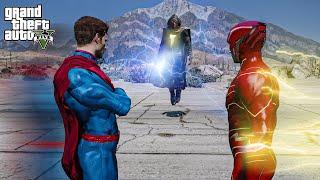 GTA 5 - Superman & The Flash VS Black Adam | Epic Death Battle!