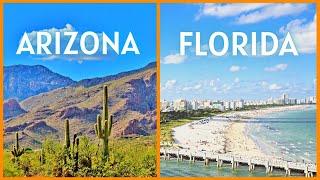 Living in Arizona vs Florida - Which State is Better?