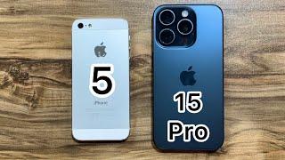 iPhone 15 Pro vs iPhone 5