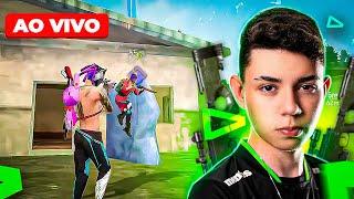 RANKZINHA SOLO VS SQUAD RUMO AO ELITE   FREE FIRE - AO VIVO! LOUD THURZIN!