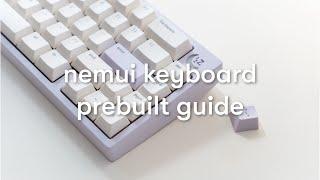 osume nemui keyboard - prebuilt build guide