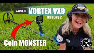 WOW the Garrett Vortex VX9 is a coin monster! | Metal Detector review 2